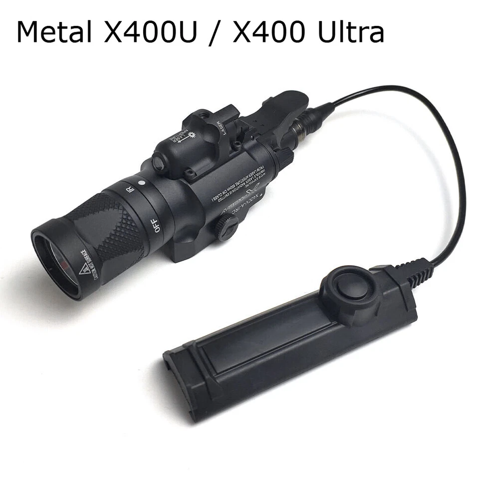 SOTAC X400U Tactical Flashlight X400 Ultra Weapon Light Red Laser & LED Lighting - Image 1 of 4