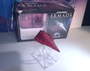 Star Wars Armada Victory-class Star Destroyer Custom Painted Crimson Command - Picture 1 of 12