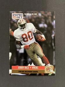 1991 Pro Set Jerry Rice #11 San Francisco 49ers WR Football Trading Card HOF - Picture 1 of 2
