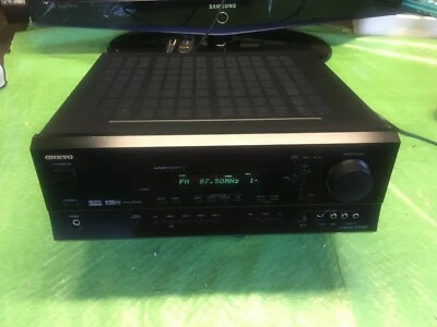Onkyo 6.1 Channel AV Surround Sound Receiver 80 WPC Dolby TX-SR600 - Image 1 of 4