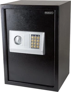 Digital Safe - Steel Keypad Safe w/ Override Keys for Home/Business (Black) - Picture 1 of 7