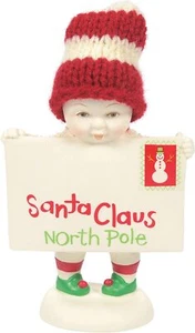 Department 56 Snowbabies Christmas Memories Mail for Santa Figurine - Picture 1 of 1