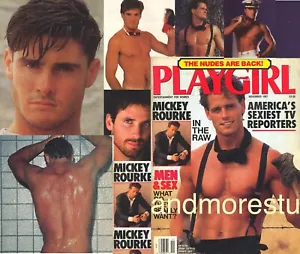 PLAYGIRL 11-87 NOVEMBER 1987 JOHN PAUL PERFECT! ANDRE FISET MICHAEL BIEHN BEASTI - Picture 1 of 3