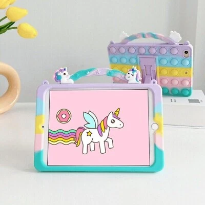 Kids Shockproof Stand Case Cover For iPad 5th 6th 7th 8th 9th 10th Gen (A16) Air - Image 1 of 4