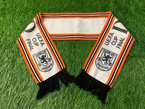 BUFANDA DE FANÁTICO DEL FÚTBOL DUNDEE UNITED ESCOCÉS AÑOS 80 VINTAGE RETRO RARA - Imagen 1 de 4