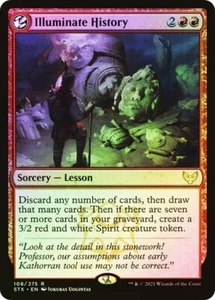 Illuminate History FOIL - 108/275 - Rare - Strixhaven STX MTG - Picture 1 of 1