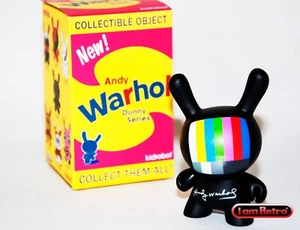 Kidrobot x Andy Warhol Dunny Mini Series 1 Vinyl Figure - TV Television - Picture 1 of 2