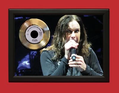 Ozzy Osbourne Poster Art Wood Framed 45 Display C3 - Image 1 of 4