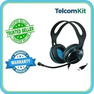 Andrea NC-455VM USB Over-Ear Stereo USB Headset/Kopfhörer/Spiele - Bild 1 von 2