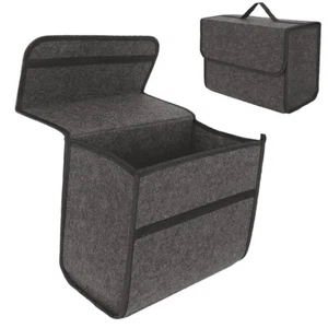 Faltbare Kofferraumtasche Auto Organizer Tasche Filz Aufbewahrungsbox rutschfest - Bild 1 von 7