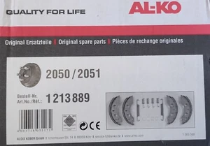 Originale Ganasce Freno Alko 2050 2051 Al-Ko Set 200x50 Pastiglie 1213889 - Imagen 1 de 1