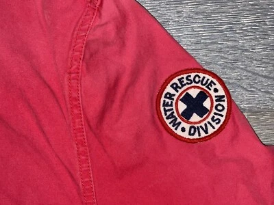 Nueva chaqueta china vintage de rugby Ralph Lauren rrl para hombre equipo de rescate acuático pequeña S Foto 1 de 4