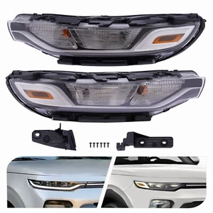 Fit Kia Soul 2020 2021 Halogen Daytime Running Light Lamp Headlights 1 Pair - Bild 1 von 17