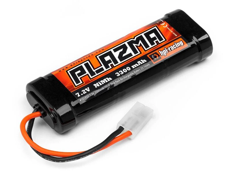 HPI Plasma/Plazma 3300 MAH 7.2v Maverick NIMH RC Car Battery (Plug for Tamiya)