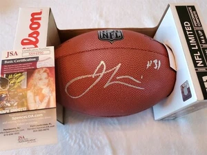 JAMAL LEWIS signed full size football JSA COA RAVENS - Picture 1 of 4