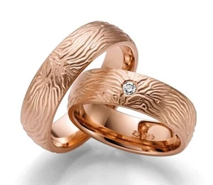 DISEÑO MADURO - ELEGANTES ANILLOS DE BODA / BRONCE - ORO - GRAN SELECCIÓN EN TIENDA - Imagen 1 de 1