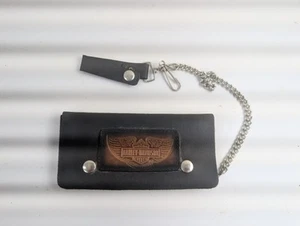 Vintage Harley Davidson Leder Geldbörse mit Kette - 80er Jahre - Bild 1 von 5