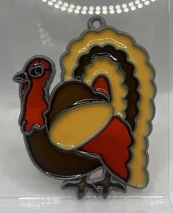 Vintage Türkei Buntglas Sonnenfänger Fenster klammern hängende Dekoration 4" Dekor - Bild 1 von 4