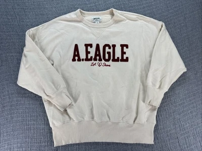 Sudadera polar cuello redondo American Eagle AE talla mediana M de gran tamaño Foto 1 de 4