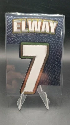1997 Pacific Crown Collection - Big Numbers John Elway #6 - Image 1 of 4