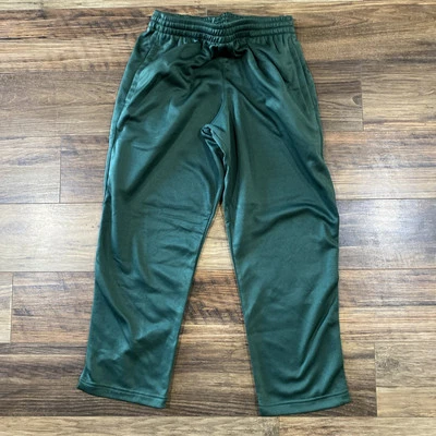 Calça masculina verde alleon atlética forrada de lã tamanho M Md média 10 -12 nova sem etiquetas - Imagem 1 de 4