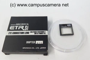 Bronica ETR Eyepiece Correction Lens +1.5 for Bronica ETR Eyelevel Prism Finder - Picture 1 of 5
