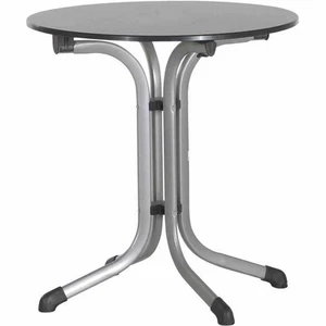SIEGER 3125-50 Boulevard-Klapptisch vivodur, Ø 68 cm, graphit Gestell aus Sta... - Bild 1 von 6
