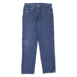 WRANGLER Mens Jeans Blue Regular Tapered W34 L32 - Picture 1 of 6