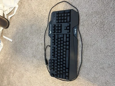 Havit Magic Eagle Game Series Black/Rainbow Backlit Keyboard and Mouse Set - Image 1 of 2