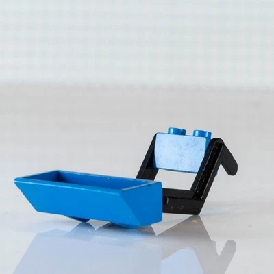 Lego Digger Bucket, Arm, Holder in blue - Image 1 of 4