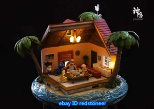 Dragon Ball Kame House Scene Statue H33.9cm Figure Anime Model Collection - Picture 1 of 11