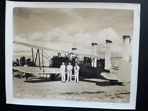 π1933 CHINA VOUGHT CORSAIR AIRPLANE AT SHANGHAI HANGJAO AIRDROME PHOTO δΈε½ζζ₯ζζΊββ - Picture 1 of 3