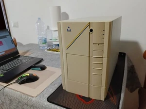 Vintage Beige ATX Desktop PC Computer Case OLIDATA , Pulsante TURBO, Anno 1994 - Afbeelding 1 van 19
