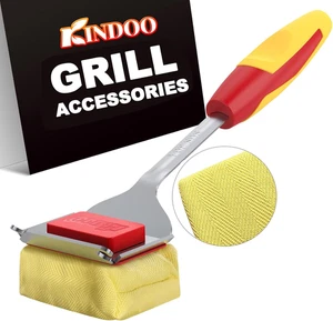 Grillbürste Borstenfrei für Outdoorgrill, Dampfgrill Reinigungsbürste Replaceab - Bild 1 von 12