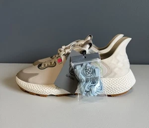 G/Fore MG4X2 Sand Grey Blue White Nylon Hybird Golf Shoes GMF000090 Men's Sz 10 - Picture 1 of 5