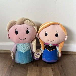 NWT 11” Hallmark Itty Bitty Biggys Anna and Elsa - Picture 1 of 2