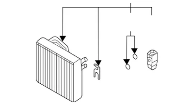 Genuine Audi A/C Evaporator Core 5Q1-816-100 - Image 1 of 2