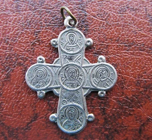 Antique DEnmark Silver Cross Pendant 1.9g. - Picture 1 of 4