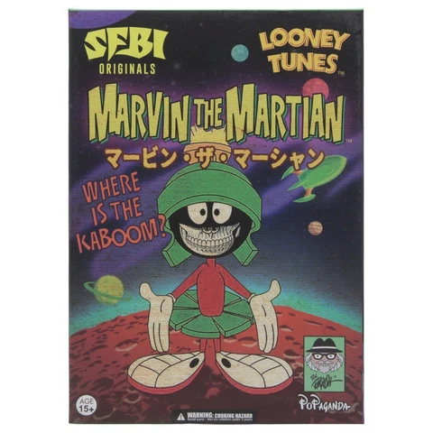 Ron English x Looney Tunes Marvin The Martian Figure Cover