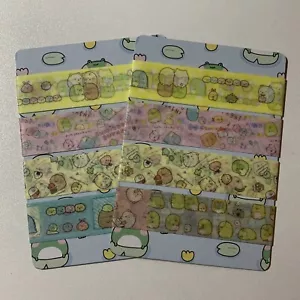 Kawaii Sumikkogurashi Washi Tape Sample Card San-X (3 Yd total) FREE SHIPPING - Picture 1 of 3