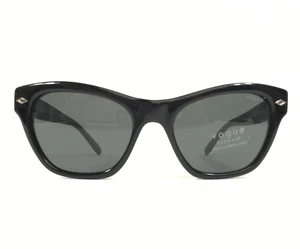 Vogue x Hailey Bieber Sunglasses VO5445-S W44/87 Black Cat Eye with Gray Lenses - Picture 1 of 12