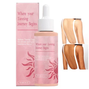 Bräunende Moussekörper Gesicht sonnenloser 60 ml Selbstbräuner Drop Feuchtigk - Bild 1 von 12