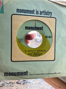 ROY ORBISON - Oh, Pretty Woman / Yo Te Amo Maria MONUMENT VG 1964 7" 45rpm - Picture 1 of 2