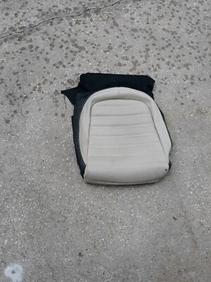2011 - 14 Volkswagen Jetta CC Passenger front seat bottom skin Tan/black  - Image 1 of 2