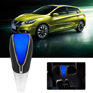 Car Shift Gear Knob Touch Motion Activated Blue LED Light Shift Lever Knob Shi⁺