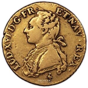Monnaie - France Louis XVI - Louis d'or au buste habillé - 1774 A - Rare