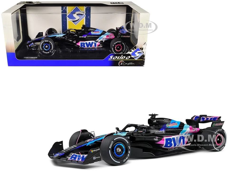 SOLIDO S1811003 1 18 Alpine F1 A524 Team BWT Alpine Presentation Season #31 Este