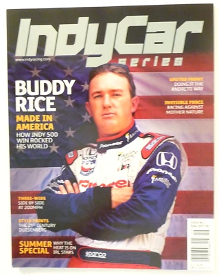 IndyCar Series Magazine Issue 2 2004 Buddy Rice IRL Stars Andretti Indy 500 - Image 1 of 2