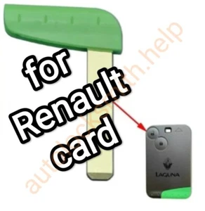 Blade Emergency For Renault Espace Laguna Clio Smart Card 3 Button - Picture 1 of 1