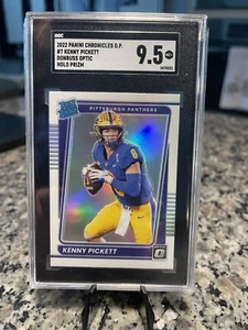 KENNY PICKETT RC 2022 Chronicles Draft Picks Optic #7 Silver Holo Prizm SGC 9.5 - Picture 1 of 2
